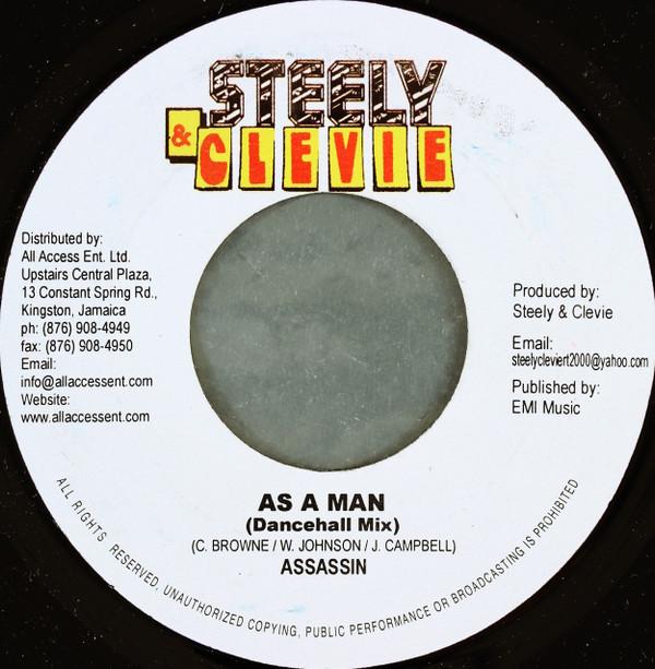 

7inch Record ASSASSIN - As A Man NONE Steely & Clevie 2005 Jamaica Reggae, Ska & Dub Used