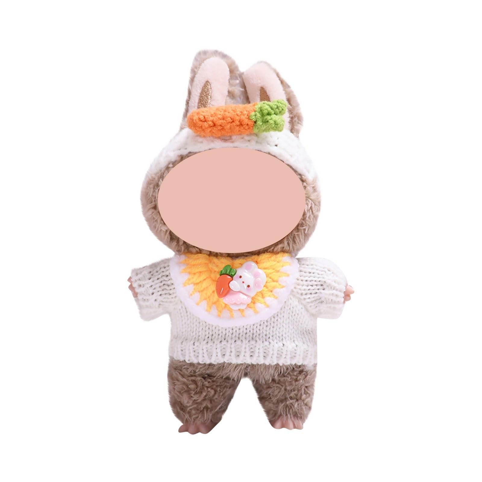 

Забавная одежда для кукол, плюшевые игрушки в стиле аниме и милые аксессуары,милые куклы одежда One Size белый