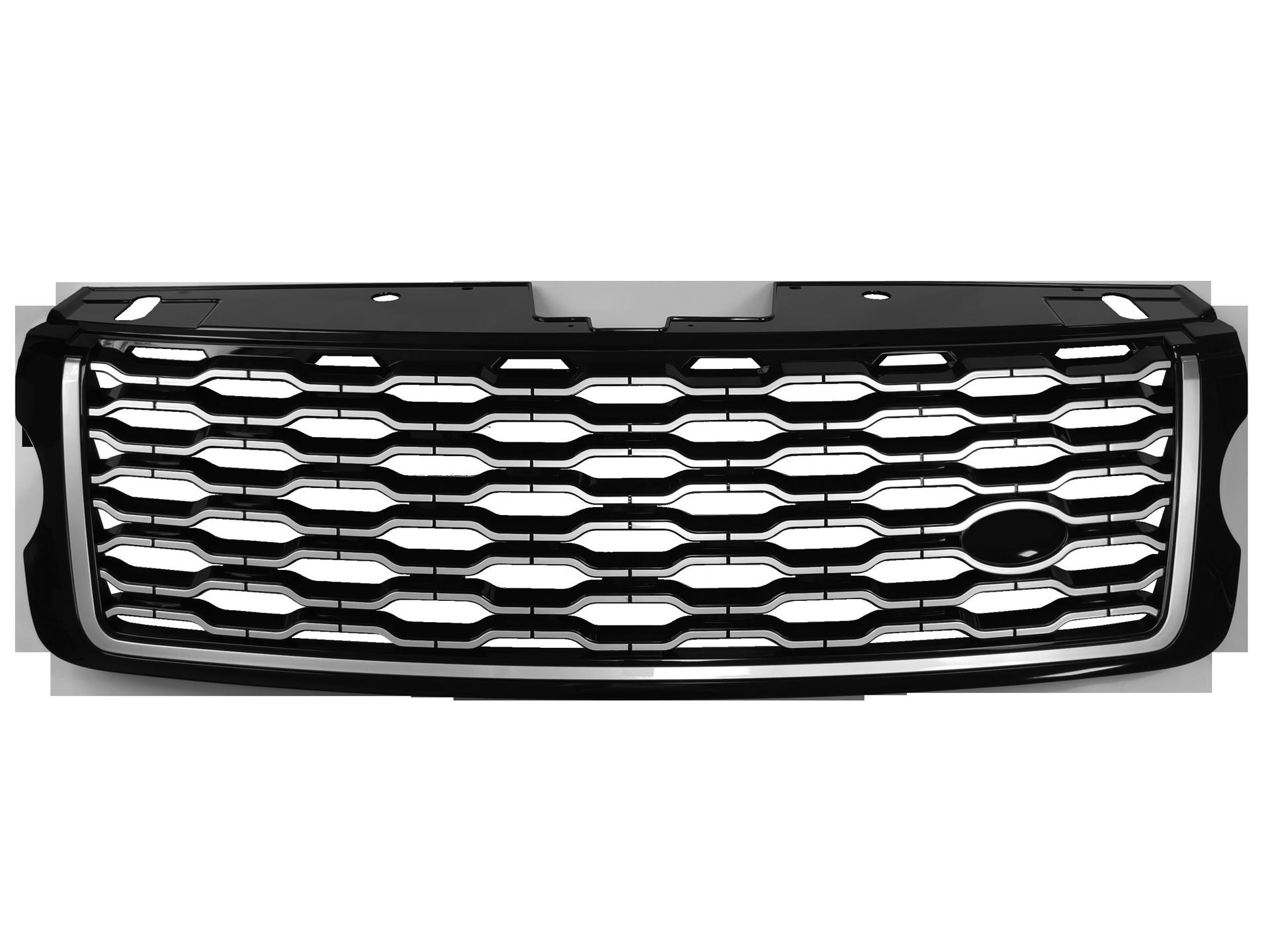 

Полностью черная сетчатая решетка серебристого цвета для Range Rover Executive: Подходит для 2013-2017, Модернизирован для моделей 2018-2022