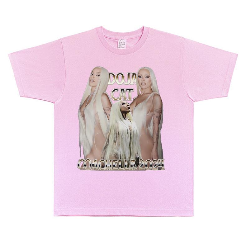 Sexy Doja Cat Graphic Print T Shirt Short Sleeve Unisex Women Hip Hop Oversized Tshirt Male Cotton Tees Unisex's Vintage Streetwear