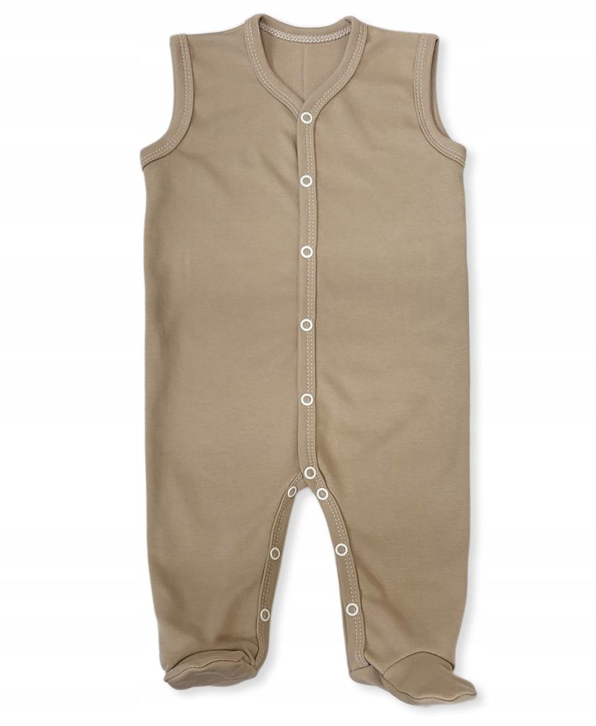 3-Pack Sleeveless Sleepsuit Set 116 For Kids Pajamas with Buttons