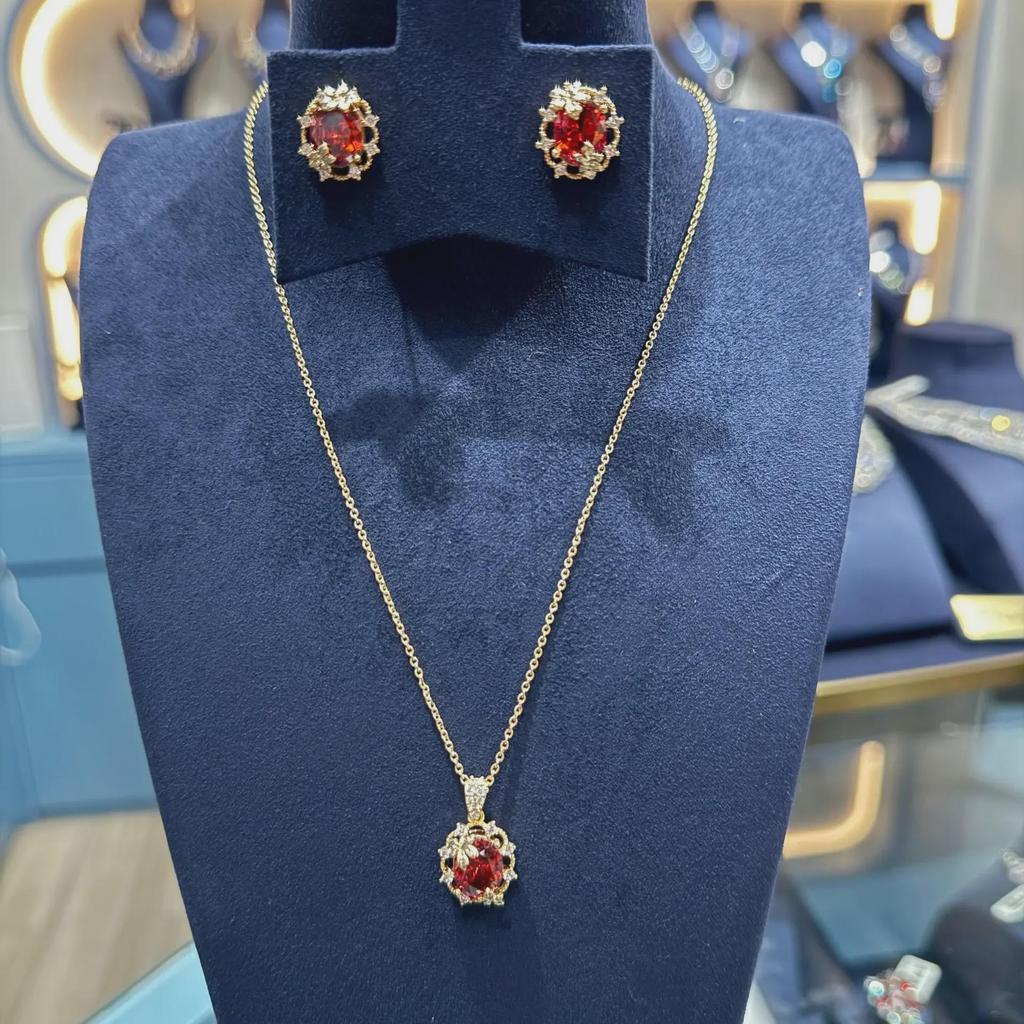 Elegant Water Drop Tassel Necklace and Earrings Set - Exquisite Jewelry for Women, Perfect for Banquets and Versatile Fashion Accessory