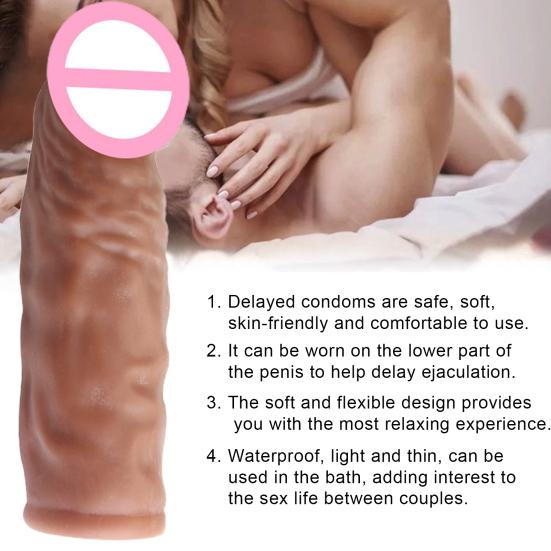 Cock Ring Safe Waterproof Solid Color Delay Ejaculation Lock Ring for Bathing