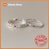 BF CLUB Silver Color Rings for Women Fashion Geometric Handmade Irregular Vintage Simple Colorful Open Ring Party Christmas Gift