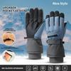 Windproof Skiing Gloves for Men Waterproof Sports Cycling Motocycle Gloves Thickened Touch-screen Snowboard Gloves Winter