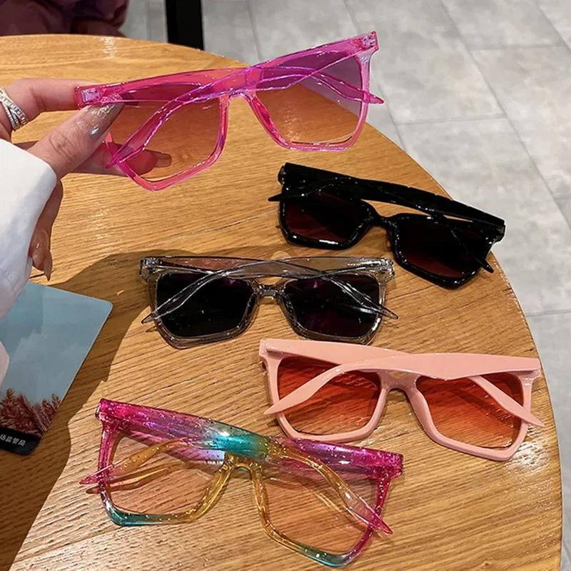 Fashion Irregular Sunglasses Butterfly Frame Colorful Sunglasses Y2k Large Cat Eye  Trendy Sun Glasses Outdoor Sun Shade Eyewear