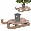 Christmas Tree Stand With 1.3L Water Container Sled Tree Stand