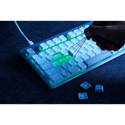 ELECOM Rapid Trigger Gaming Keyboard V Custom VK720AL Wired Magnetic Analog Detection Switch 75% Size Low Profile White TK-VK720ALWH