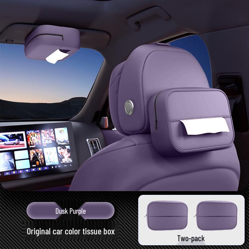 Compatible Tissue Box for Avatr 06/07/11/12: Car Armrest Hanging Interior Bag, 25 New Model