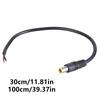 DC7909 Power Pigtail Cable 12V 8mm Male Plugs to Strippe Wire for Solar Energy Systems Laptop Power Supply 30cm/100cm