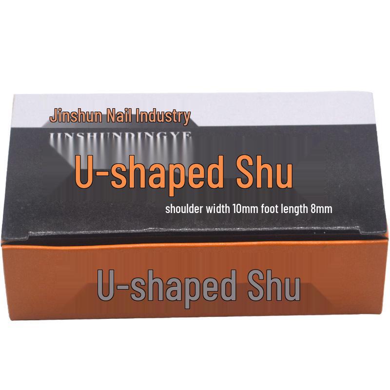 1008F Manual Brad Nailer with 2400 Brad, U-Shaped, and Door-Shaped Nails