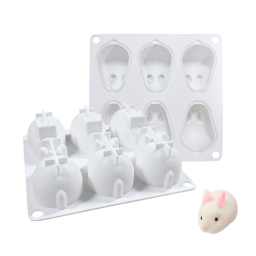 Silicone Rabbit Mousse Cake Mold for Baking Durable Non-Stick Easy Clean