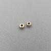 Necklace Bracelet Wire End Stopper 18K Gold End Clip Beads Tube Au750 Fine Jewelry DIY Handmade Accessories Findings Crimp Beads