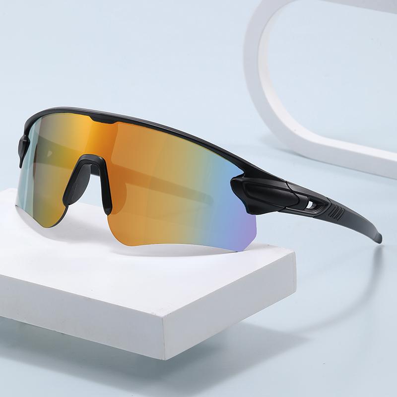 4pcs Fashion Oversized Outdoor Sunglasses New Women Large Frame Design Goggles Simple Style Cycling Sports Goggles Unisex