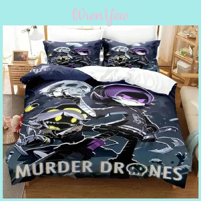 Murder Drones Bedding Set With 3d Printed For Teen Bedroom Decor