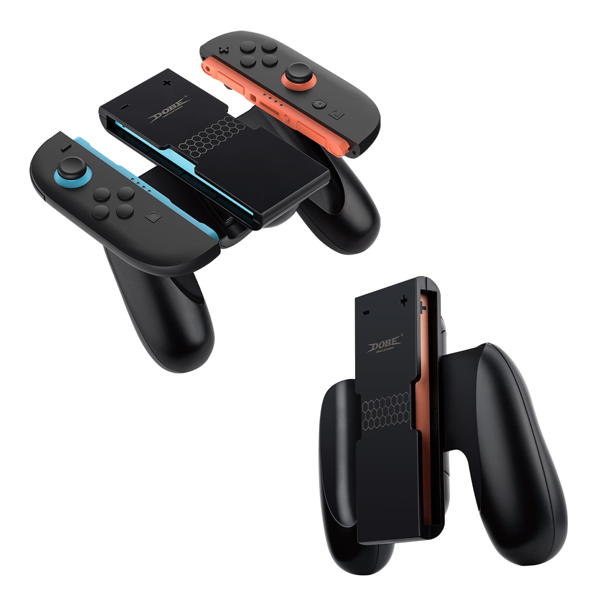 

Mcbazel Switch 2 JoyCon 2 Легкий Эргономичный Удобный Легкий в Управлении Для JoyCon 2 Только Черная Рукоятка, АБС, Дизайн, Рукоятка, Установить, Устойчивый, - чёрный