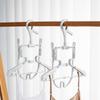 Foldable Stretchable Heavy Duty Hoodie Hanger Adjustable Plastic Clothes Hanger Household Drying Rack Hoodie Dry Hangers