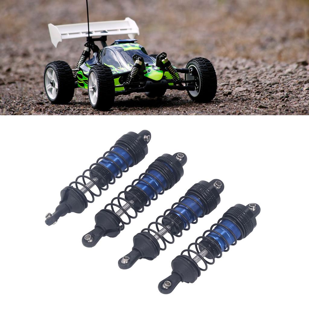 4Pcs RC Car   Aluminum Alloy Stable High Elasticity Front Rear Shock Damper for LC Racing 1Celsius14 1Celsius16