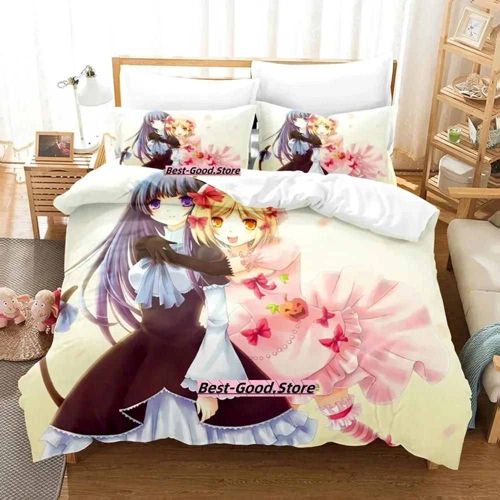 

Umineko When They Cry Постельное белье Single Twin Full Queen King Size Bed Set Adult Kids Bedroom Duvetcover Set Anime Bed Sheet 70x133cm 2pcs