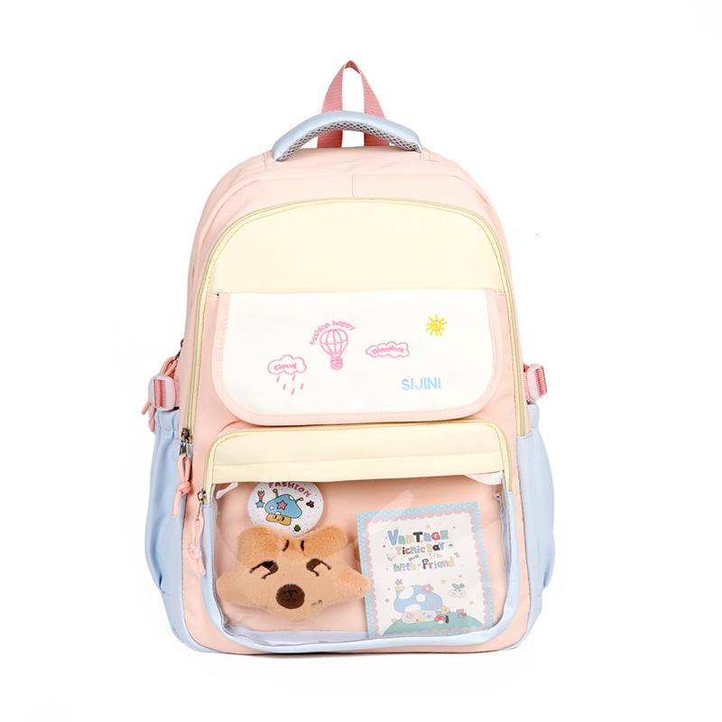 Zaino Scolastico Zaino scolastico di alto valore Zaino per il dolore di una studentessa di scuola media Zaino carino per studentessa di scuola elementare coreana Zaino alla moda di grande capacità h