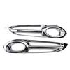 2pcs Car Front Fog Light Lamp Frame Cover Trim for Honda Vezel HRV HR-V ABS Chrome 2014 15 2016 2017 2018 ABS Chrome Acc