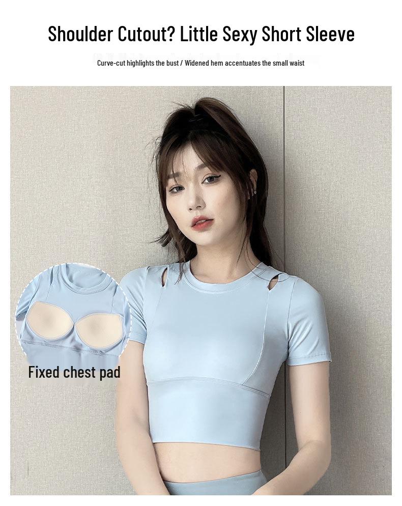 2024 Women's Quick-Dry Tennis/Badminton Sportswear Set - Summer Shirt with Fashion Running Yoga Skirt