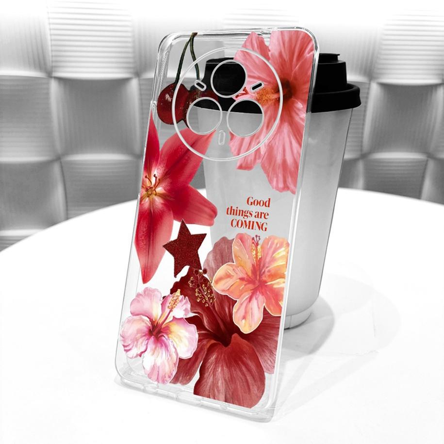 For Realme 14 Pro Plus Case RMX5051 New Stylish Flower Soft Silicone Protective Cover For Realme 14 Pro 5G RMX5056 14Pro+ Fundas