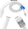 Brew Syphon Tube Set with Fixing Buckle 1.9m Home Brew Beer Siphon Filter Syphon Pump Liquid Sucker Pump for Wine Brewing Making