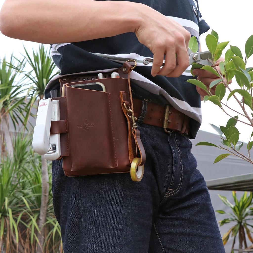 TOURBON Zahradnické Kožené Květinářské Nůžky Pas Květinářská Kapsa, Pouzdro, Pouzdro, Taška, Kapsa, Zahradnictví,