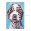 Lagotto Romagnolo Portrait Metal Sign Rusty Plaques Club Bar Wall Plaque Tin Sign Poster