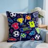 Sports Meet Cushion Cover Short Plush Soft DoubleSided Printing Pillow Case Cozy Sofa Bedroom Home Decor Gift