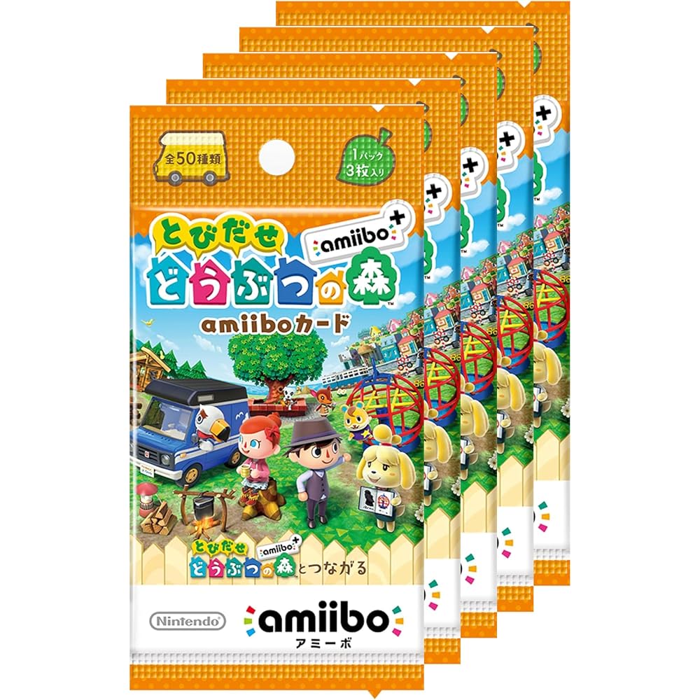 Animal Crossing New Leaf Amiibo + amiibo Cards (5 pack set)