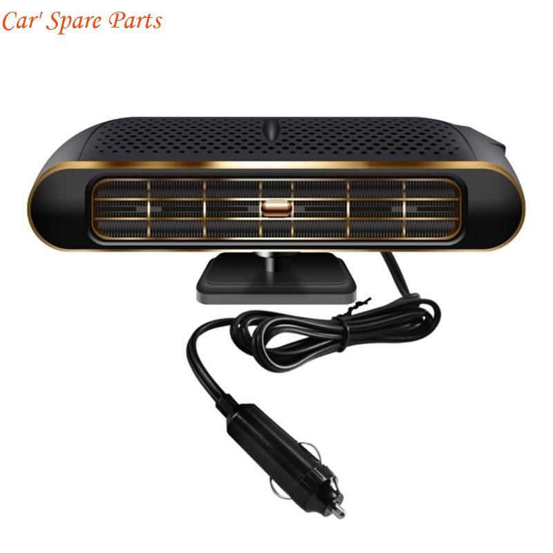 

Y4UA Car Heated Portable Electric Fan Heater Windshield Defroster Adjustable Demister