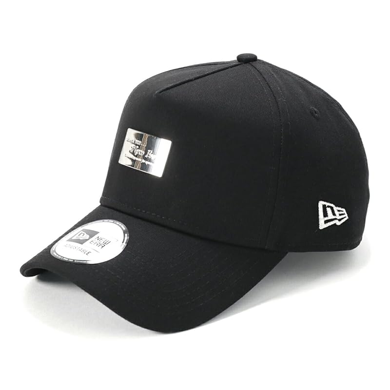 

[New Era] cap metal plate ONSPOTZ special order black/silver plate FREE 9Forty A-Frame Metal Plate