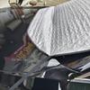Thickened Car Winter Snow Shield with Antifreeze Cotton Half Cover