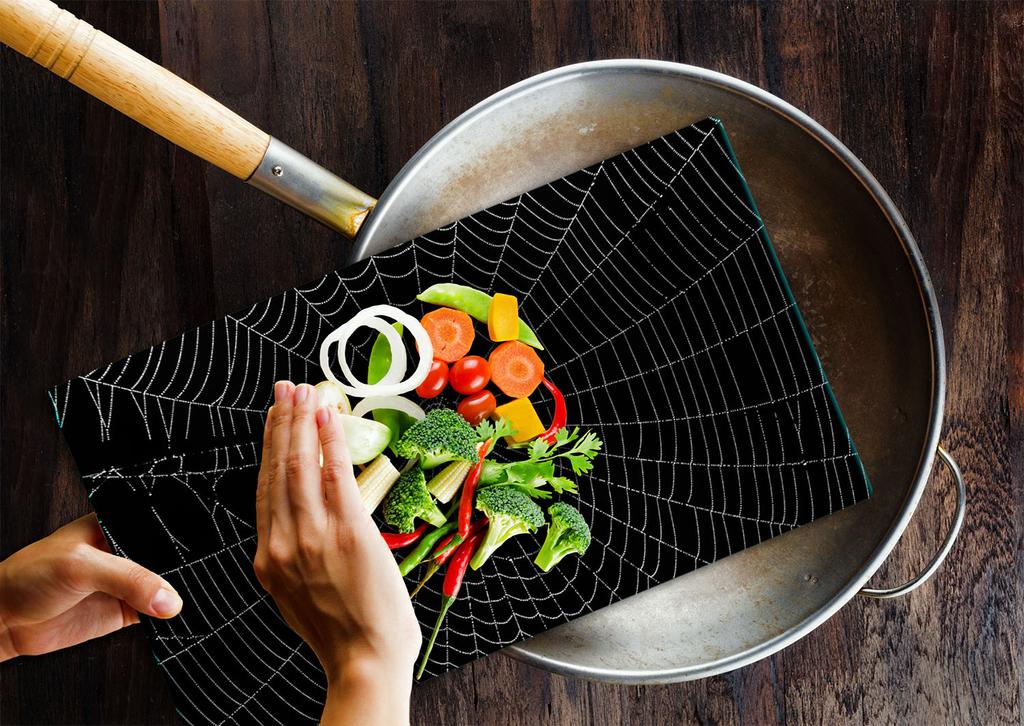 Tagliere in Vetro 52X30 Nero