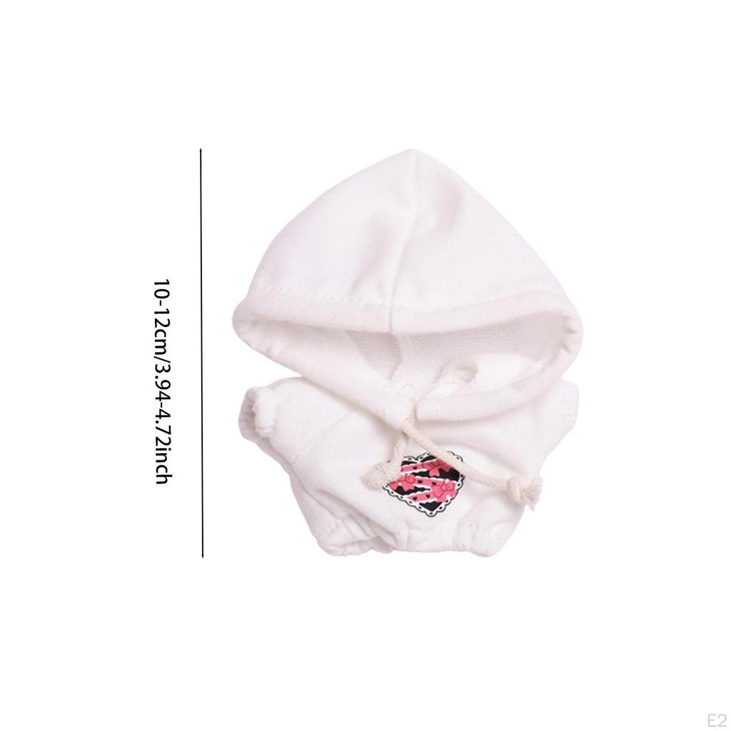 15cm Doll Clothes Cute Hoodie Stuffed Animal Accessories
