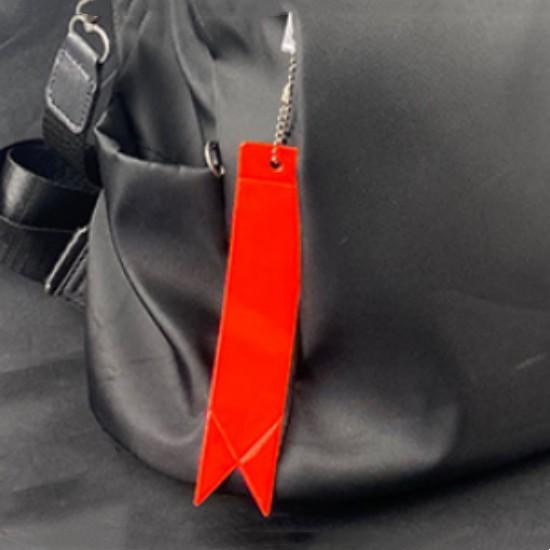 5 шт./набор Светоотражающий брелок «Звездная ночь» - Креативный ПВХ Светящийся Безопасный Шарм для Сумки для Рюкзаков Велосипедного Снаряжения Ночной Предупреждающий Брелок