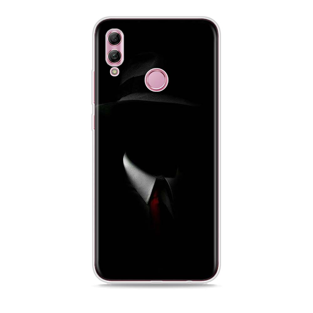 Herren Anzug Hemd Krawatte Silikonhülle Für Honor 30 30S 30i 9 10 9A 9C 9S 9N 10i 10X 9X Lite Pro 5G Handyhülle