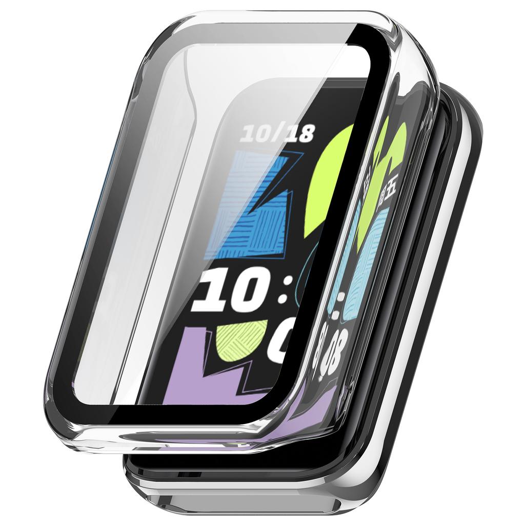 For Honor Band 10 Watch Case PC Frame Cover with Tempered Glass Screen Film