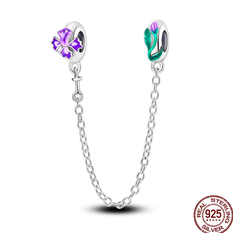 Copper Shiny Zircon Chain Series Beaded Beads Suitable For Pan Original Bracelet Diy Jewelry Gift