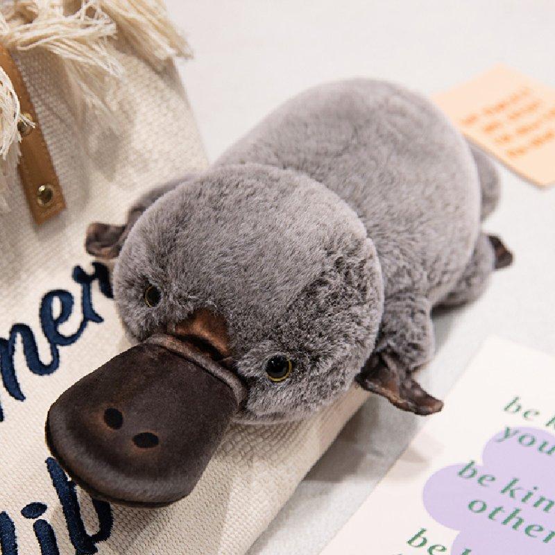 

Platypus Toy Plush Doll Pillow Pp Cotton Filling Solid Color Girl Festival Gift коричневый