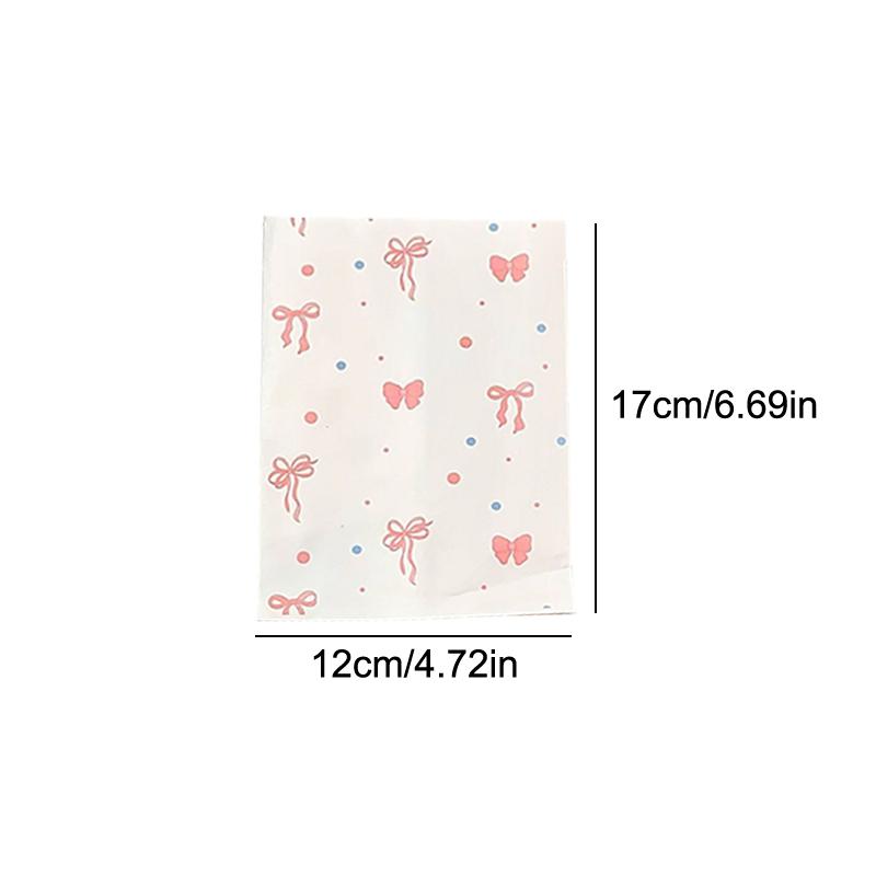 20 Stück Rosa Schleife Geschenkpapierbeutel Dekorative Verpackungsbeutel Ästhetische Mädchenverpackung