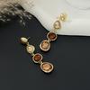 Charm Waterdrop Earrings Geometric Tassel Long Dangle Earring  Beach