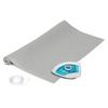 Astro Ironing Board Cover/Ironing Mat, Heat-Resistant Fabric, Approx. 145 x 100 cm, Silver, Aluminum Coated, with Elastic Band, 821-87, One Size Fits