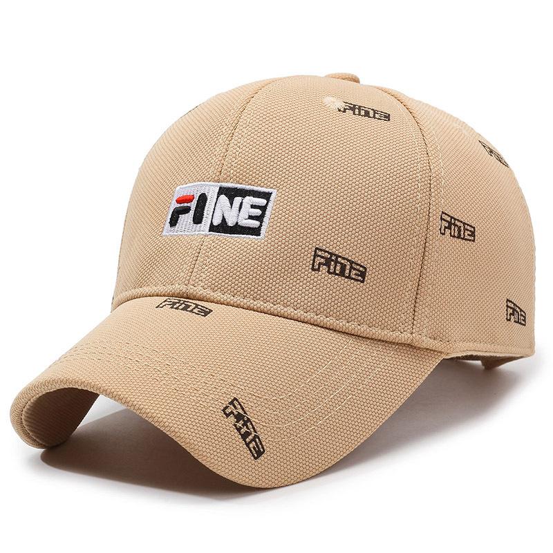 Fashion Trend Four Seasons Baseball Cap Hard Top Embroidered Printed Hat Outdoor Men'S And Women'S Shade Cap