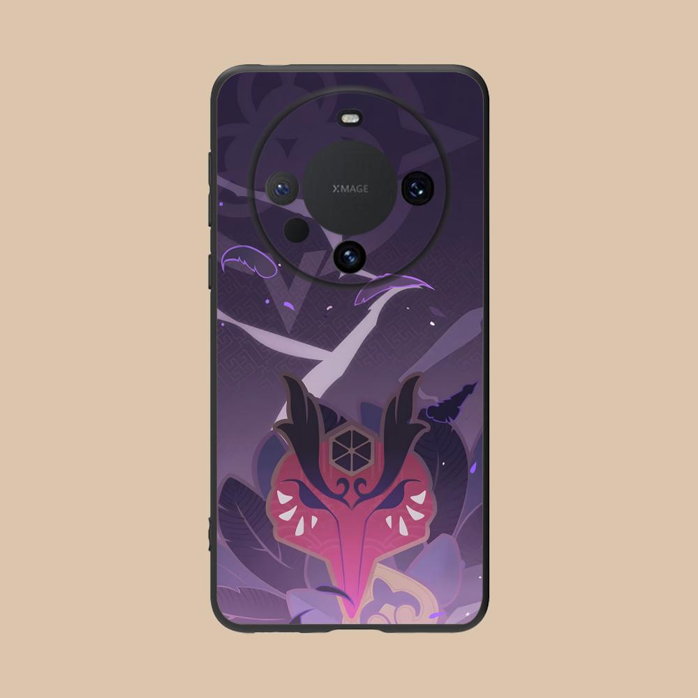 Game GI Kujou Sara Mobile Phone Case for Huawei Mate 60 50 40 30 20 10 Pro Plus Lite E 5G Colorful Printing Cover Cover Luxury