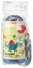 Skater Water Bottle with Dinosaur Picture SSH4C-A Push-to-Open Straw, 400ml,