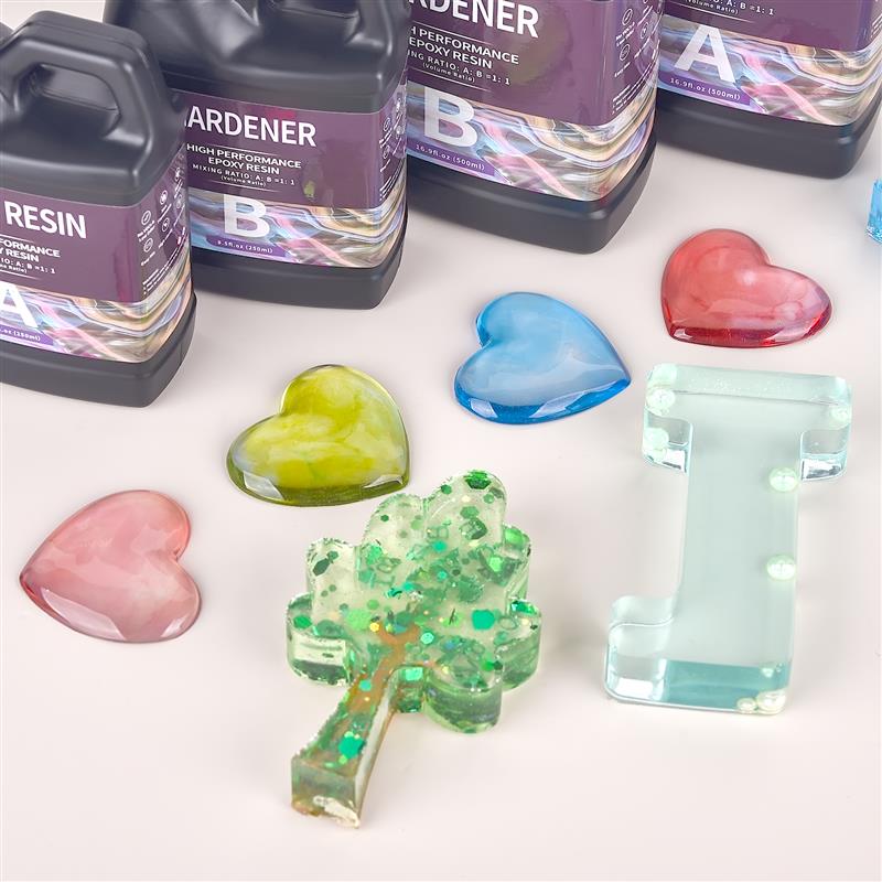 Resin Epoxy 500/1000ml 1:1 AB Resin Epoxy Glue High Adhesive Hardener Crystal Glue Jewelry Making Transparent Mixed Clear DIY