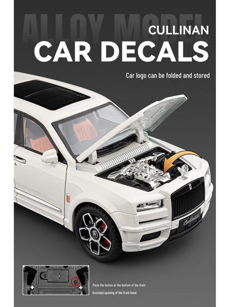 Rolls-Royce Cullinan Model Toy Car with Openable Doors - Perfect Gift for Boys On Valentine's or Children's Day.
